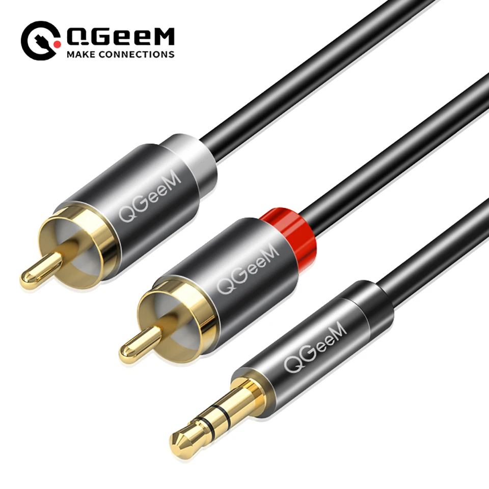 Home Cinema Amplifier - Cavo RCA QGeeM 2RCA a 3.5mm,