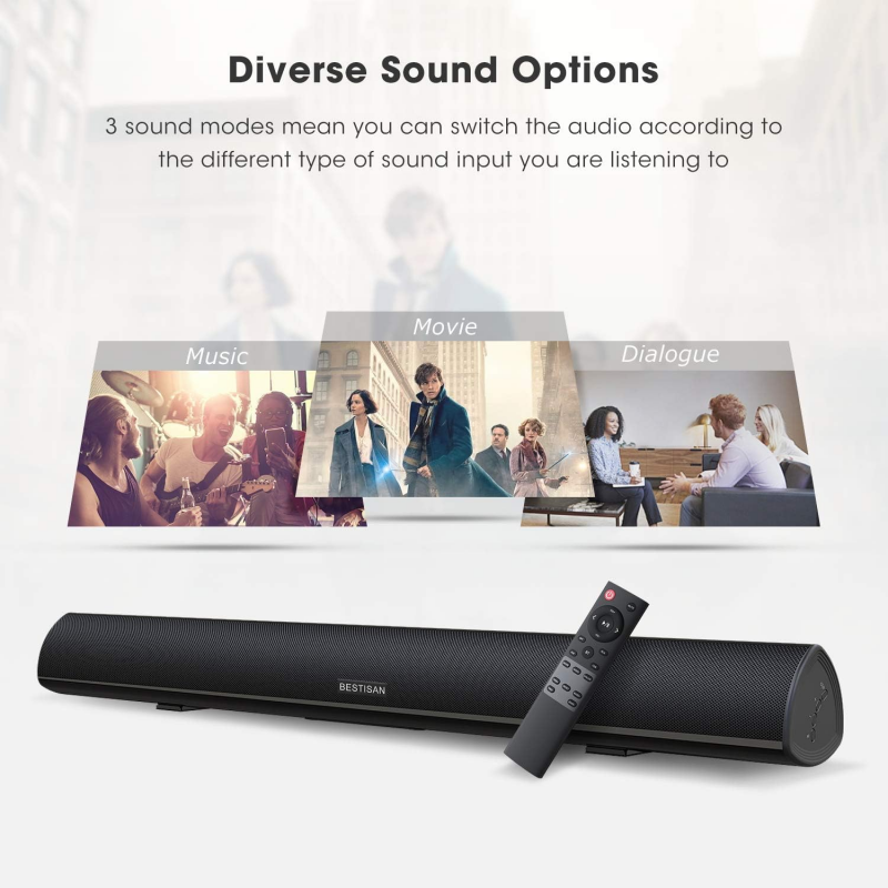 Home Cinema Of Soundbar - Potente soundbar TV Altoparlante Bluetooth cablato