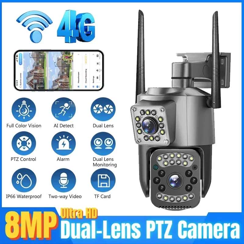 Home Cinema Outdoor - Telecamera IP WIFI da 8MP 4K