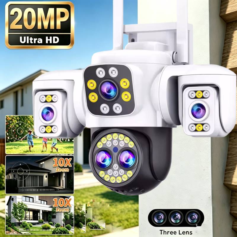 Home Cinema Wall Panels - Telecamera di Sorveglianza WiFi 20MP con