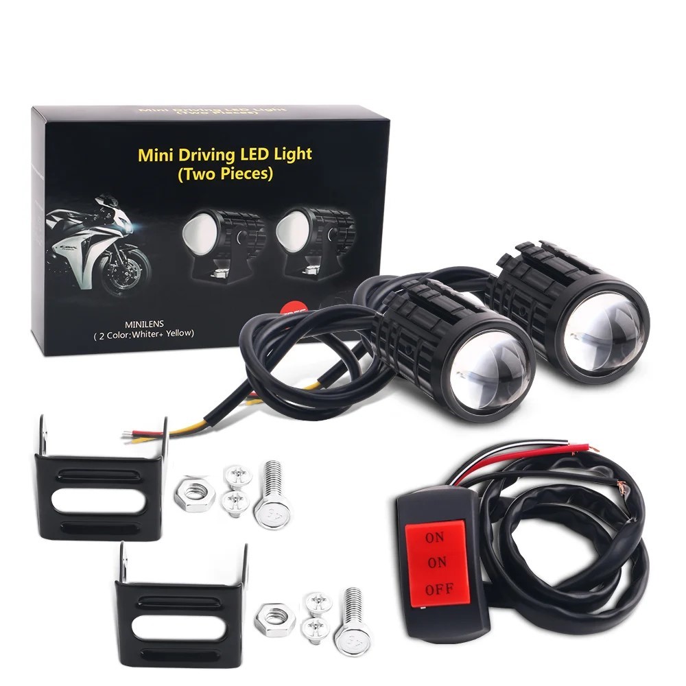Projector Lamp Replacement - Faro LED Universale per Moto con