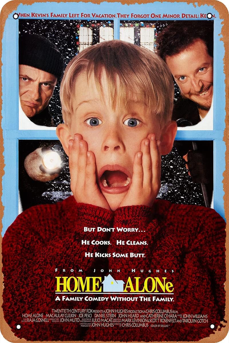 Home Cinema Decor - QIAN&XII Home Alone Movie Poster Targa