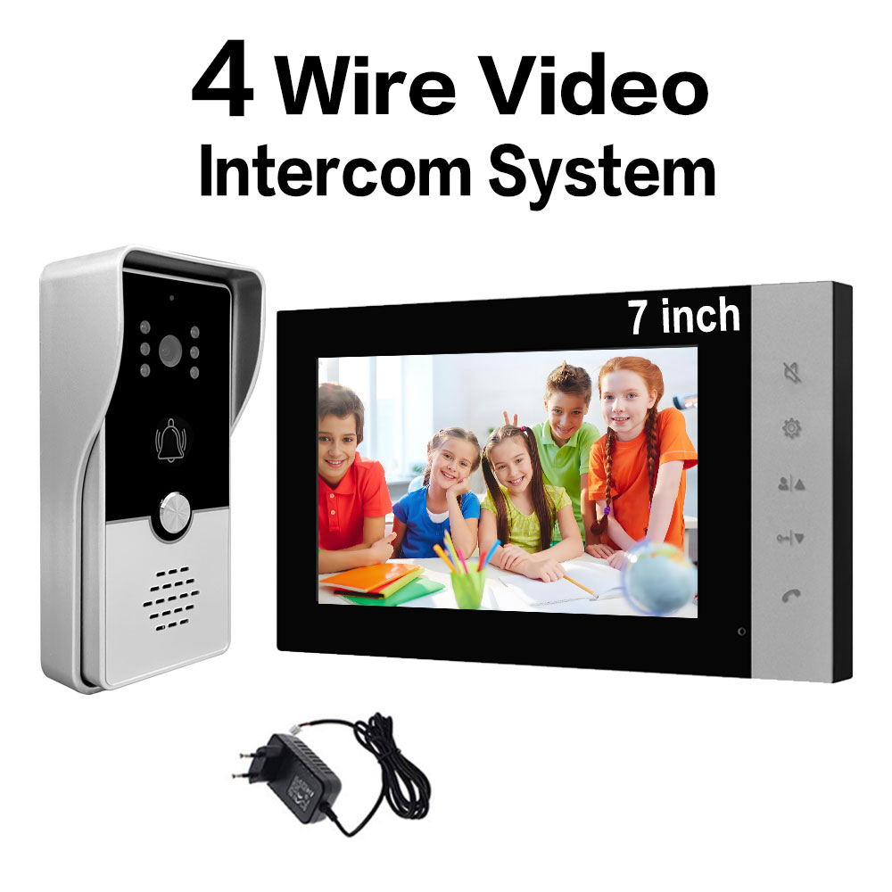 Home Cinema Wall Panels - Videocitofono cablato a 4 fili da