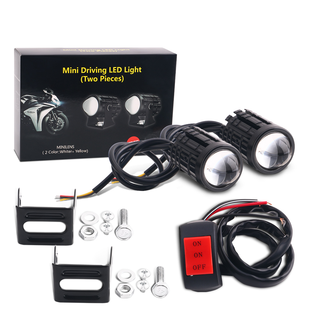Projector Lamp Replacement - 2 pezzi universale per moto faro