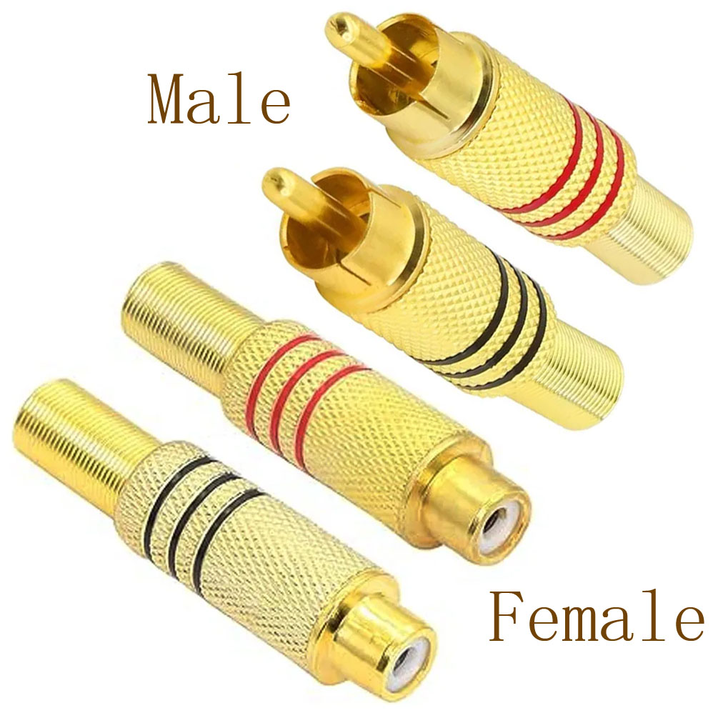Home Cinema Unit - 4 connettori RCA placcati oro, tipo