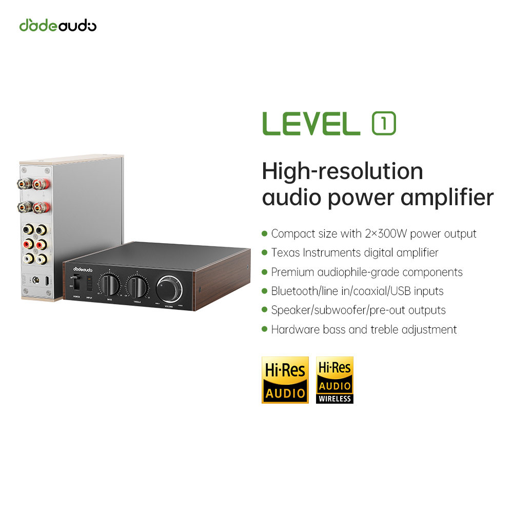Home Cinema Unit - Amplificatore HiFi Bluetooth LDAC da Tavolo