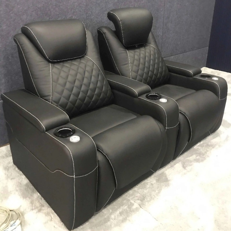 Home Cinema Chairs - Poltrona Reclinabile da Cinema in Vera