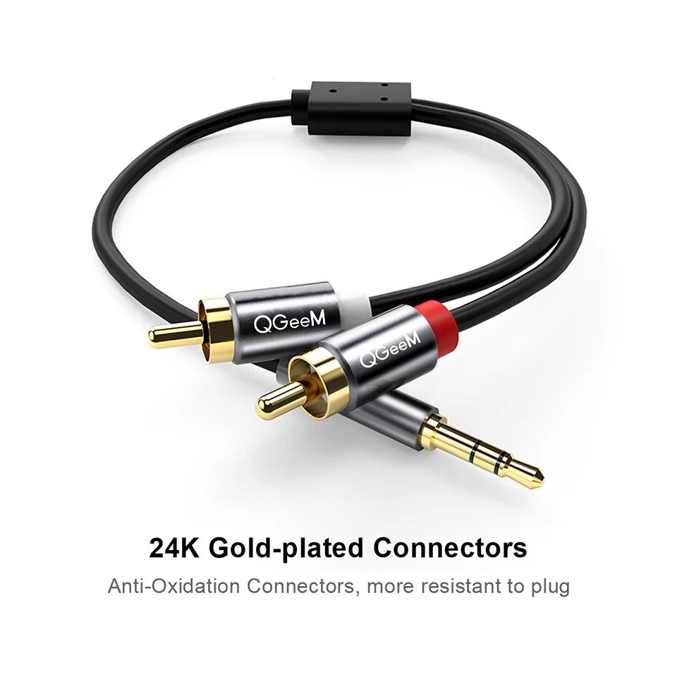 Cavo RCA QGeeM 2RCA a 3.5mm, C - Home Cinema Amplifier recensione e prezzo