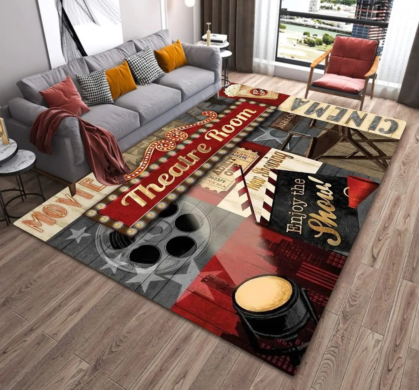Retro cinema home cinema area  - Home Cinema Flooring recensione e prezzo