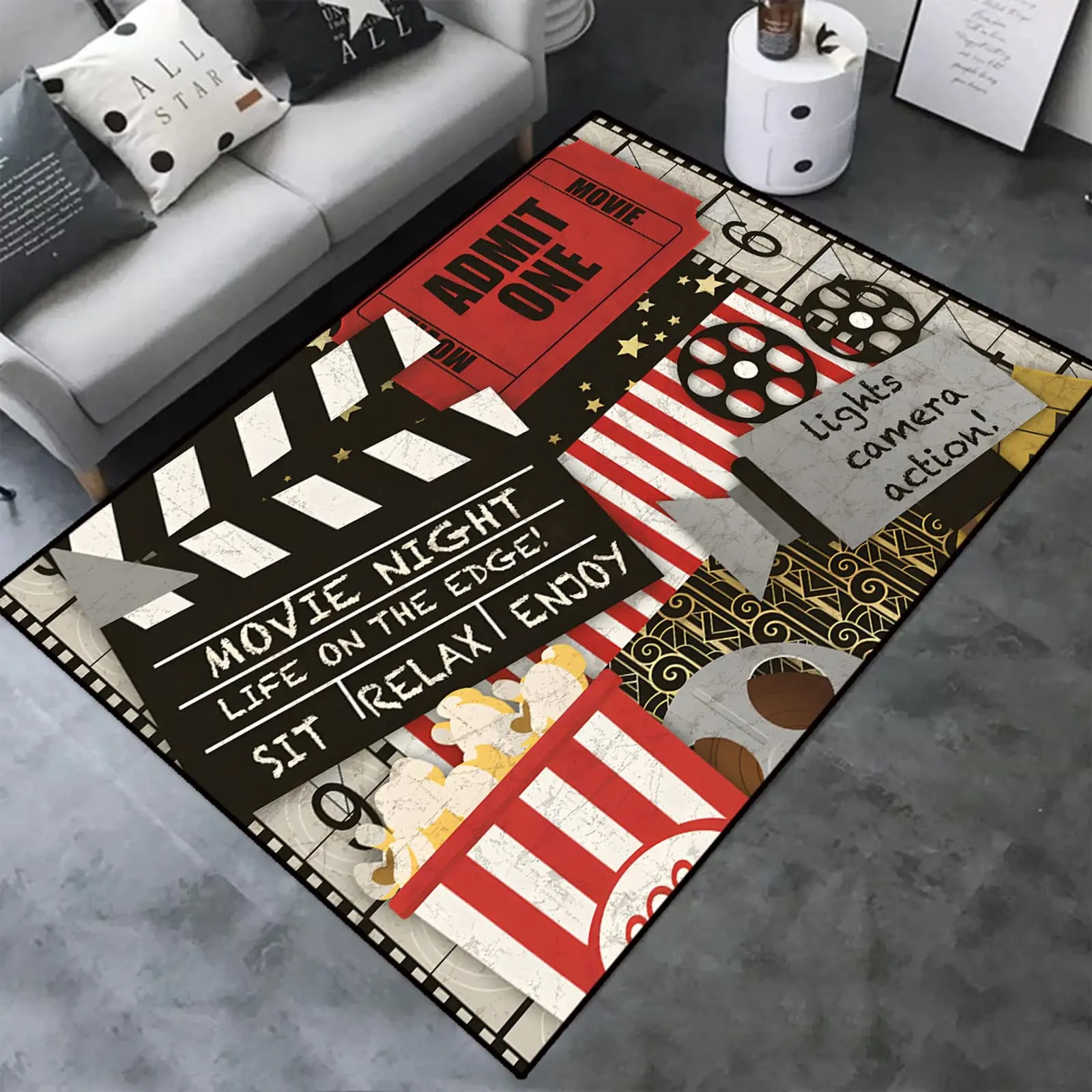 Retro cinema home cinema area  - Home Cinema Flooring recensione e prezzo