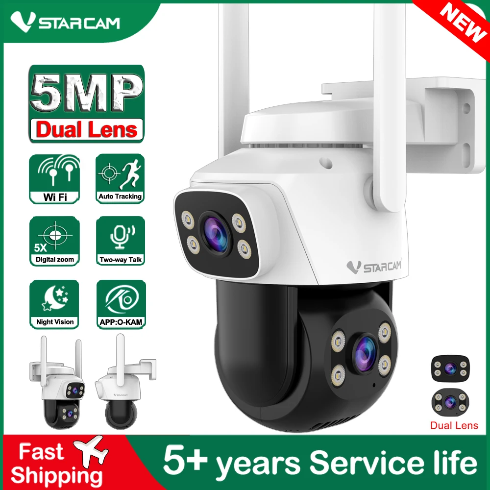 Vstarcam 5.0MP HD Dual Lens Wi - Home Cinema Outdoor recensione e prezzo