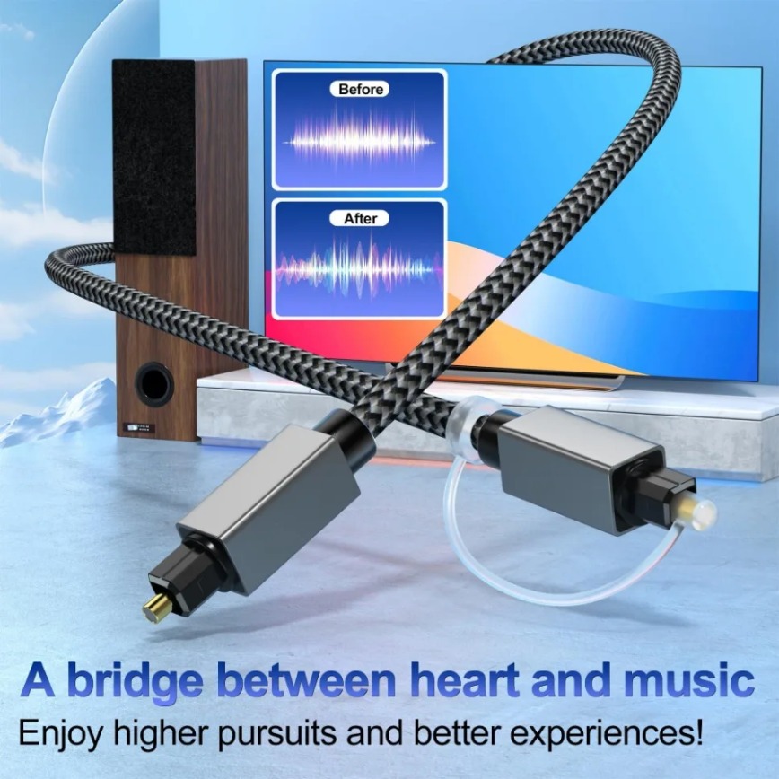 Cavo Audio Ottico Digitale 3m  - Home Cinema Of Soundbar recensione e prezzo