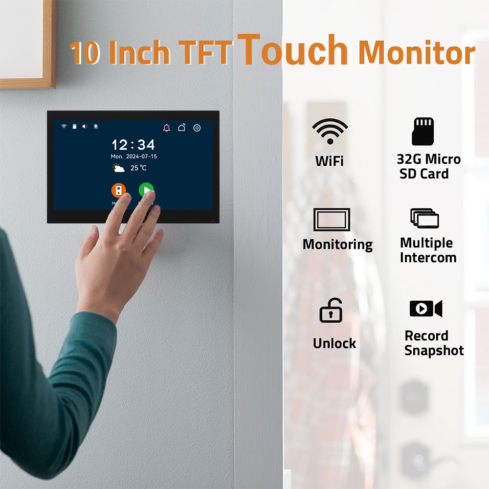Monitor Touch Tuya 1080P 5G Wi - Home Cinema Wall Panels recensione e prezzo