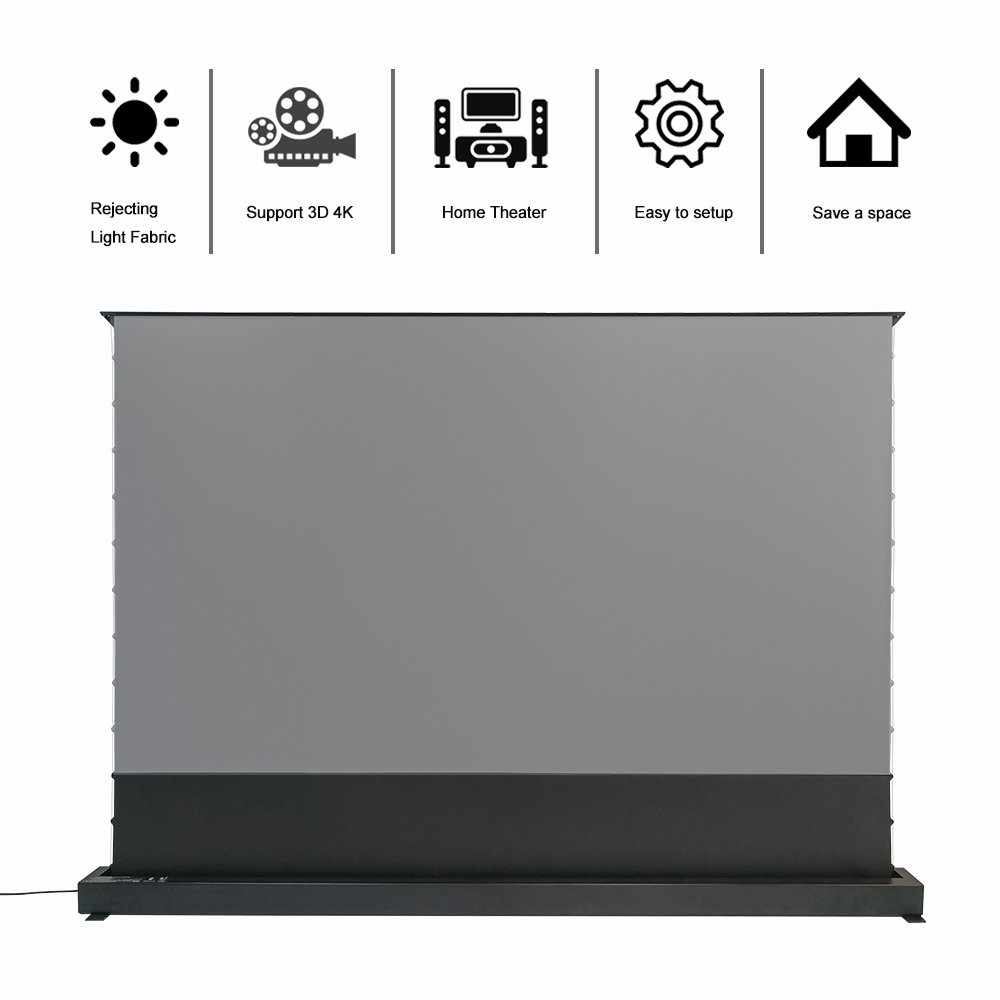 Schermo per proiettore pop-up  - Home Cinema Flooring recensione e prezzo